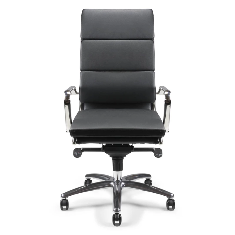 Fauteuil de bureau cuir Quantum - Haut dossier