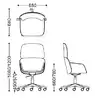 Fauteuil de Direction Libra - cuir 