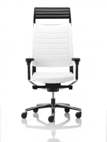Fauteuil de direction cuir ou simili-cuir GRAPHIC avec Têtière