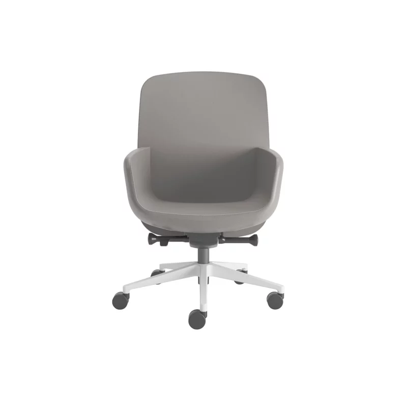 Fauteuil de direction cuir ou simili cuir haut et bas dossier Viva
