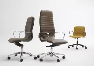 Fauteuil de direction cuir ou simili-cuir Union