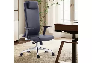 Fauteuil de direction cuir TOURAINE