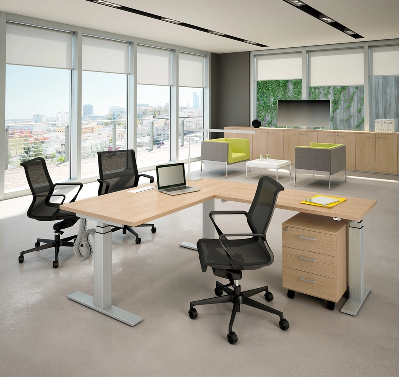 Fauteuil de direction ergonomique Volta - M&eacute;canisme basculant axe d&eacute;centr&eacute;