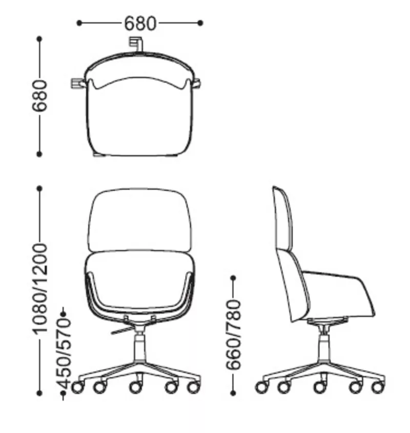 Fauteuil de Direction Libra - simili-cuir