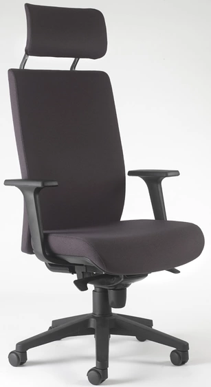 Fauteuil de direction Lio avec têtière déportée