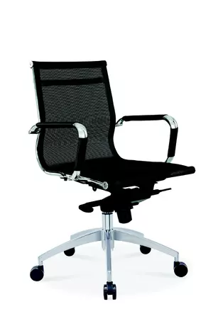 Fauteuil de Direction Persée – Bas Dossier Résille, Basculant Décentré