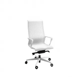 Fauteuil de direction Volta structure blanche
