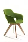 Fauteuil d'accueil Wiz Pieds Bois