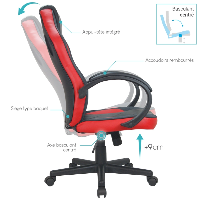 Fauteuil gamer OLEO