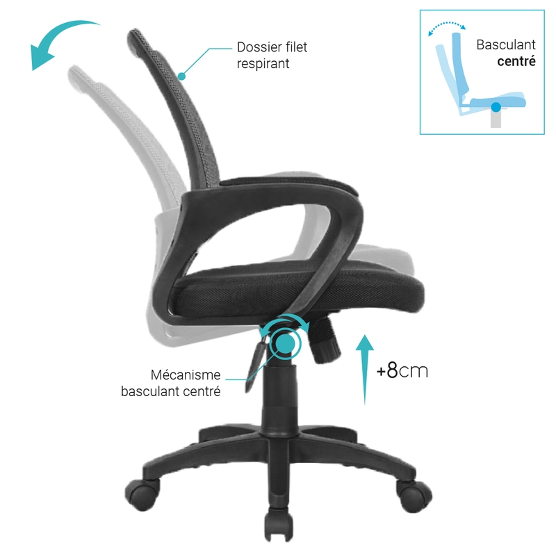 Siège de bureau Luky