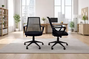Fauteuil de bureau Aquila - Mécanisme basculant centré