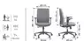 Fauteuil de bureau Sherman 