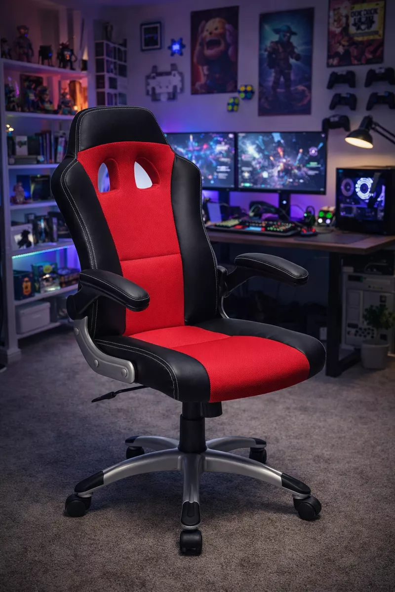 Fauteuil Gamer Racing &Eacute;conomique Geek | Si&egrave;ge de Bureau Gaming