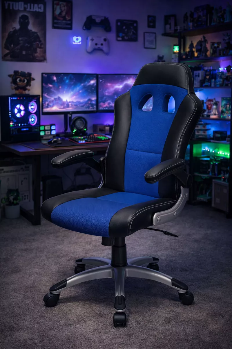 Fauteuil Gamer Racing &Eacute;conomique Geek | Si&egrave;ge de Bureau Gaming