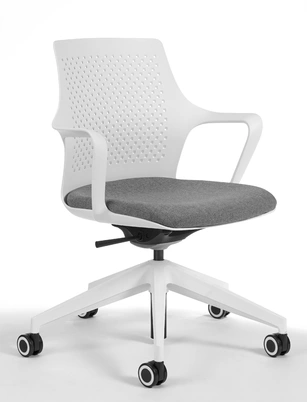 Siège de bureau pied Blanc Gemini