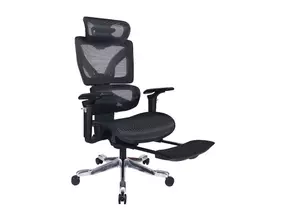 Fauteuil de bureau ergonomique avec repose-jambes