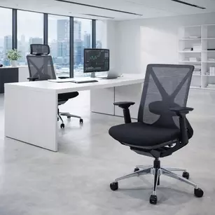 Fauteuil de bureau ergonomique Cassiopée - Mécanisme synchrone Donati