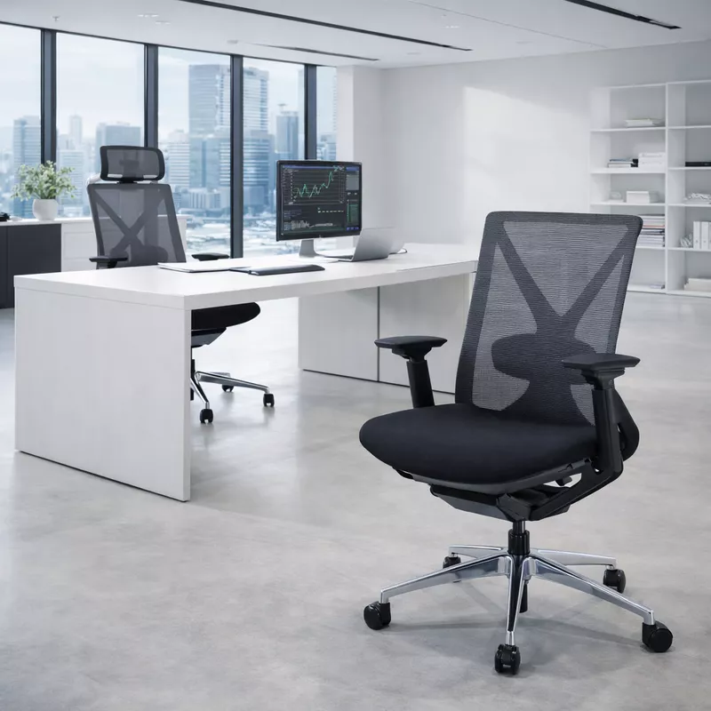 Fauteuil de bureau ergonomique Cassiop&eacute;e - M&eacute;canisme synchrone Donati