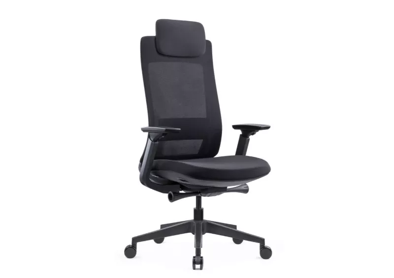 Fauteuil de bureau ergonomique Céphée - Têtière et mécanisme synchrone