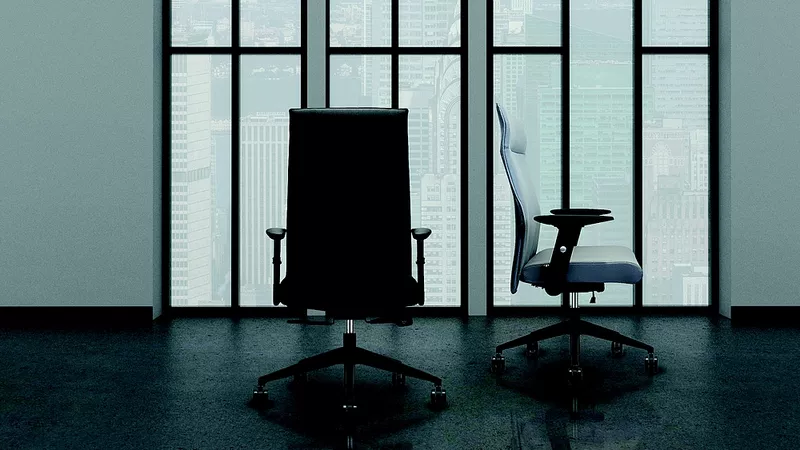 Fauteuil de bureau ergonomique Cétus - Appui-tête et mécanisme synchrone