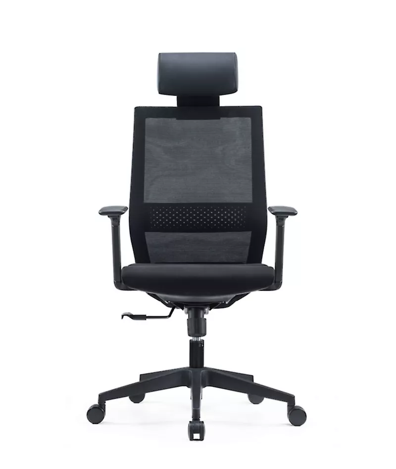 Fauteuil de bureau ergonomique Dragon - Mécanisme synchrone et têtière
