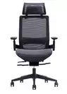 Fauteuil de bureau ergonomique Lacerta - Mécanisme synchrone et têtière