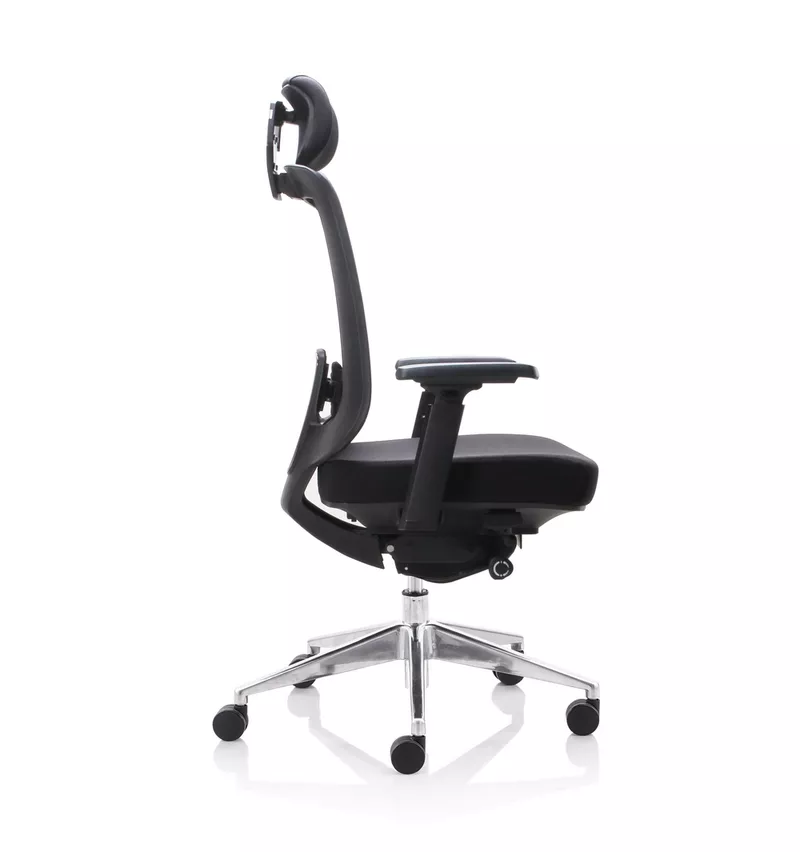Fauteuil de Bureau Ergonomique Léo - Mécanisme Synchrone et Accoudoirs 4D