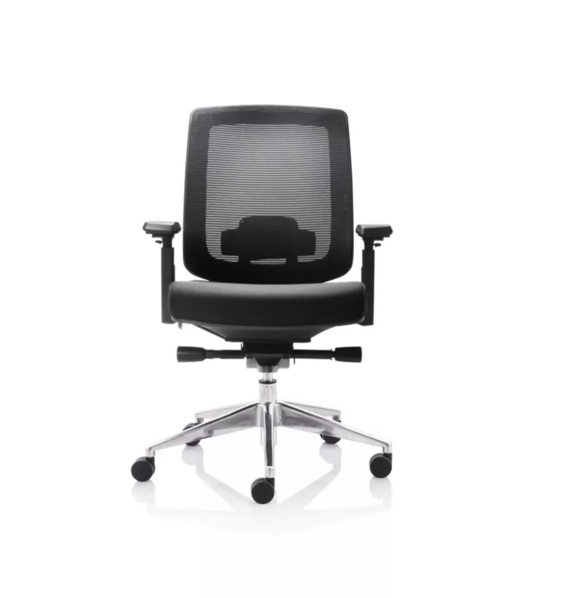 Fauteuil de Bureau Ergonomique Léo - Mécanisme Synchrone et Accoudoirs 4D