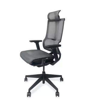 Fauteuil de bureau ergonomique Lyne - Mécanisme synchrone par câbles