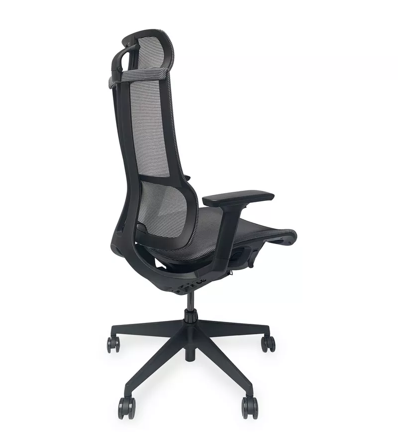 Fauteuil de bureau ergonomique Lyne - Mécanisme synchrone par câbles