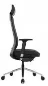 Fauteuil de bureau MYFAIR  Structure noire dossier résille