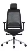 Fauteuil de bureau MYFAIR  Structure noire dossier résille