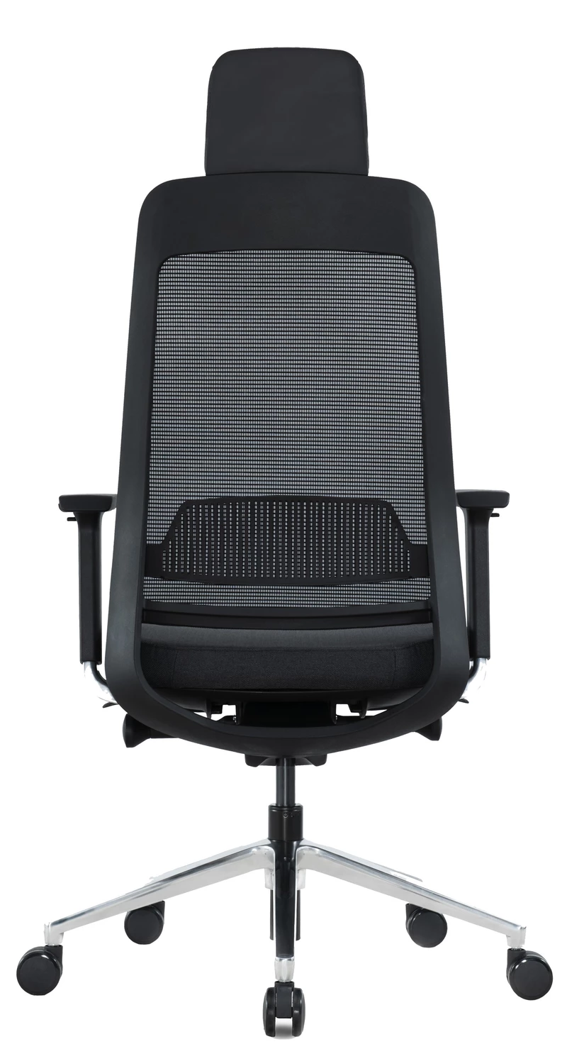 Fauteuil de bureau MYFAIR  Structure noire dossier résille