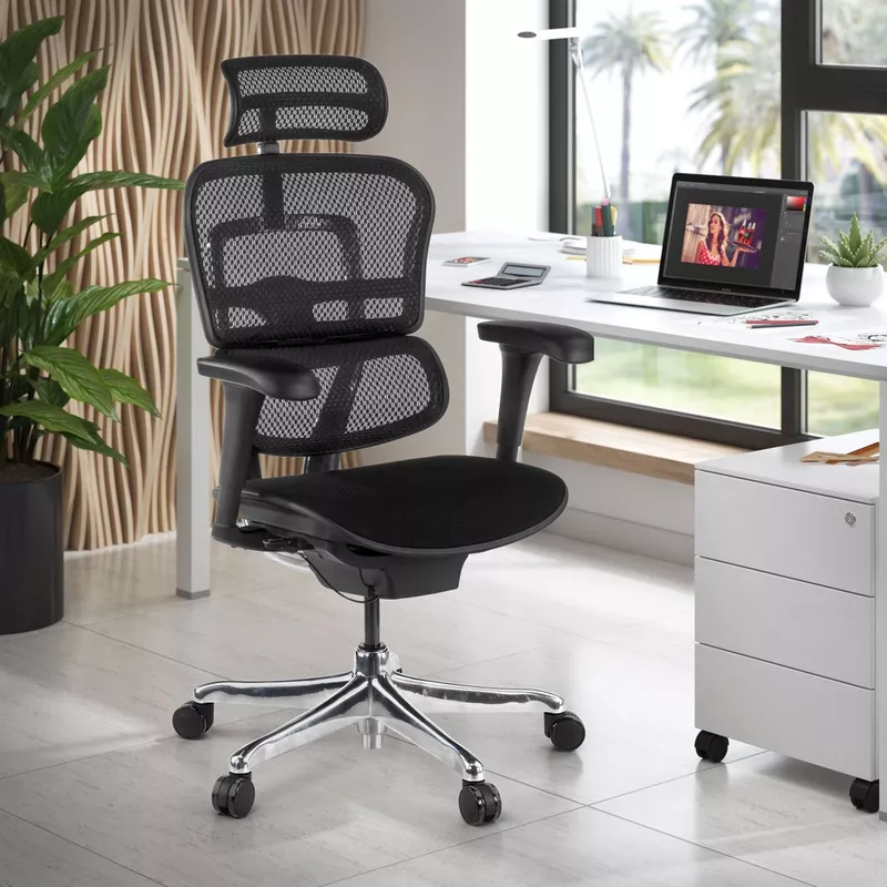 Fauteuil de Direction Ergonomique Ultra assise tissu – La Performance 5D