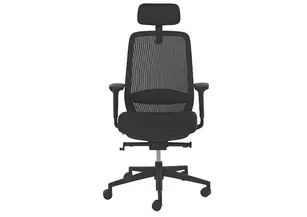 Fauteuil ergonomique Buzy avec têtière