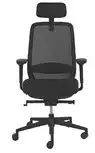Fauteuil ergonomique Buzy avec t&ecirc;ti&egrave;re