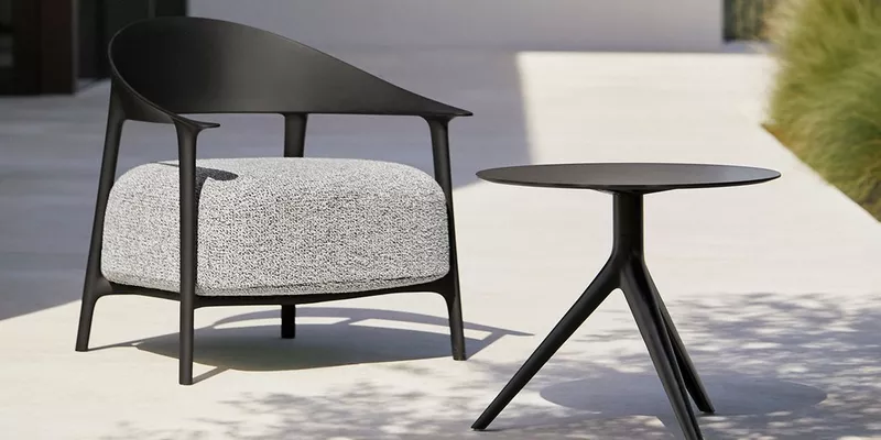 Lot de 2 fauteuils Lounge d'extérieur AFRICA