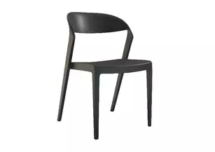 Lot de 4 chaises d'extérieur empilables Sophie en polypropylène – Jardin & terrasse