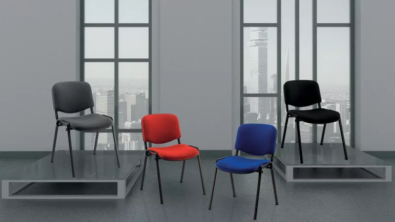 Chaise de Collectivité Leonis Empilable | Dossier Tissu