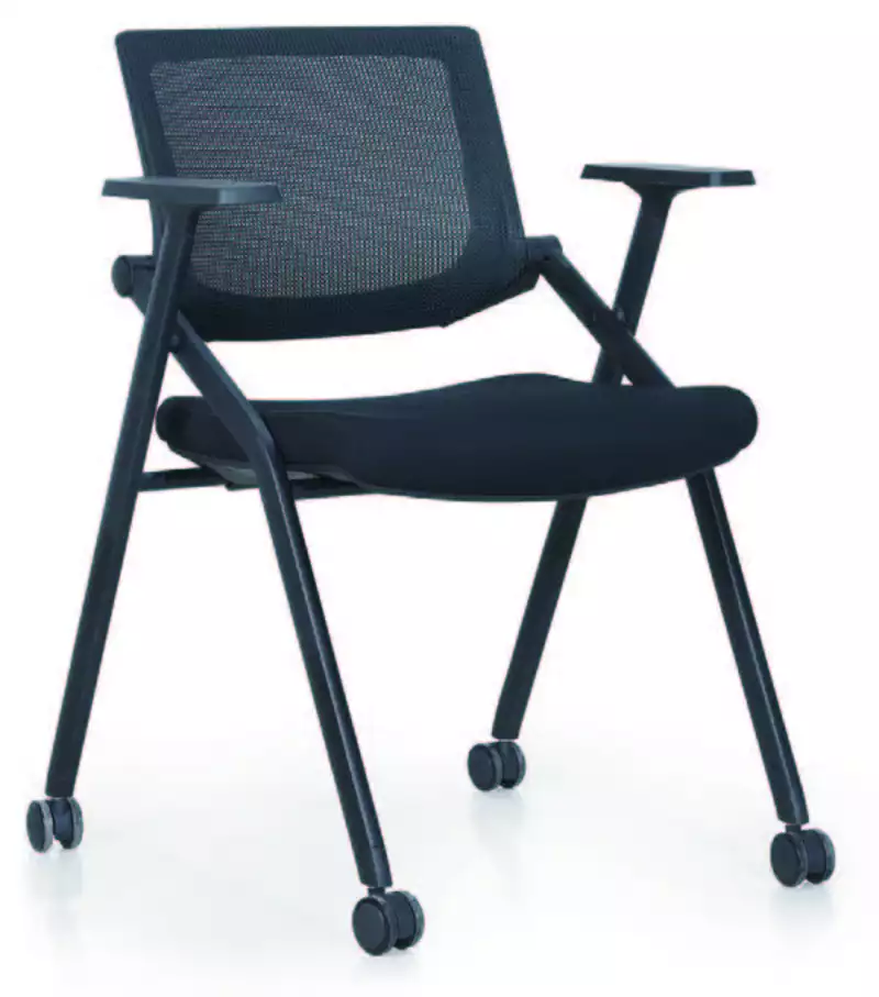 Chaise de réunion pliante sur roulettes Pretty