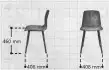 Chaise pieds bois MITO