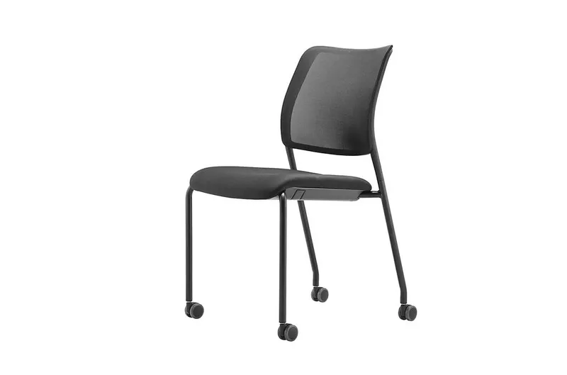 Chaise visiteur/réunion sans ou avec roulettes TM