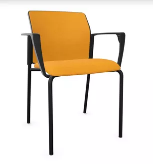 Fauteuil visiteur SURF dossier tissu