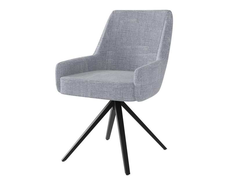 Lot de 2 chaises de réunion pivotantes West Coast