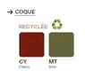 Lot de 2 chaises Lola en plastique recyclé 4 pieds