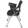 Lot de 2 chaises NATH avec ou sans tablette 