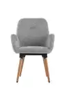 Lot de 2 fauteuils Shino - pieds bois