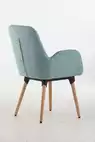Lot de 2 fauteuils Shino - pieds bois
