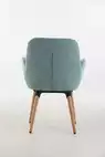 Lot de 2 fauteuils Shino - pieds bois
