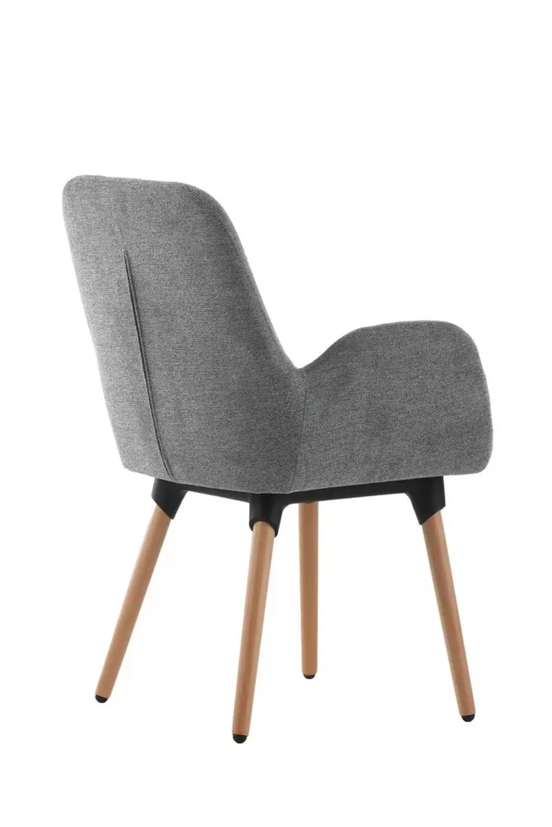 Lot de 2 fauteuils Shino - pieds bois